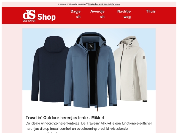 Bekijk onze nieuwe outdoor collectie, ideaal voor de lente