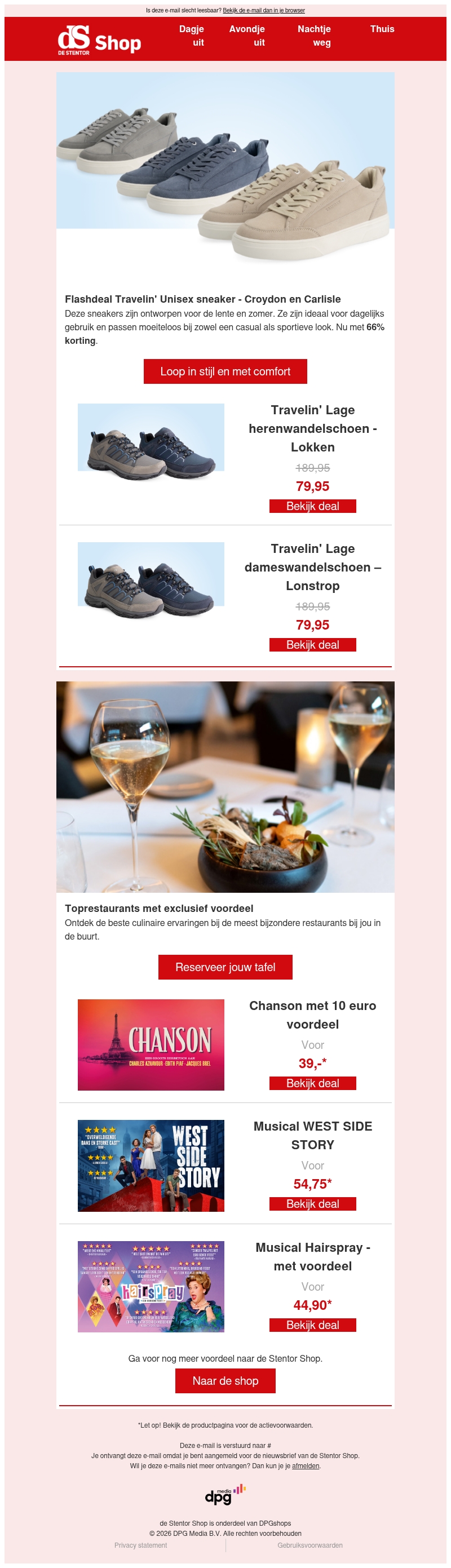 Loop in stijl en met comfort én met 66% voordeel Loop in stijl en met comfort én met 66% voordeel