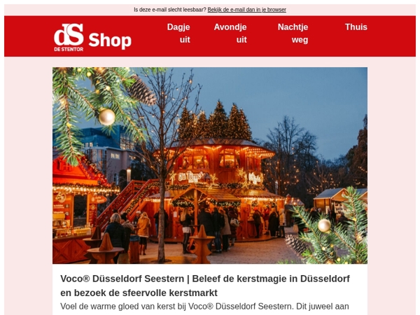 Beleef de kerstmagie in Düsseldorf