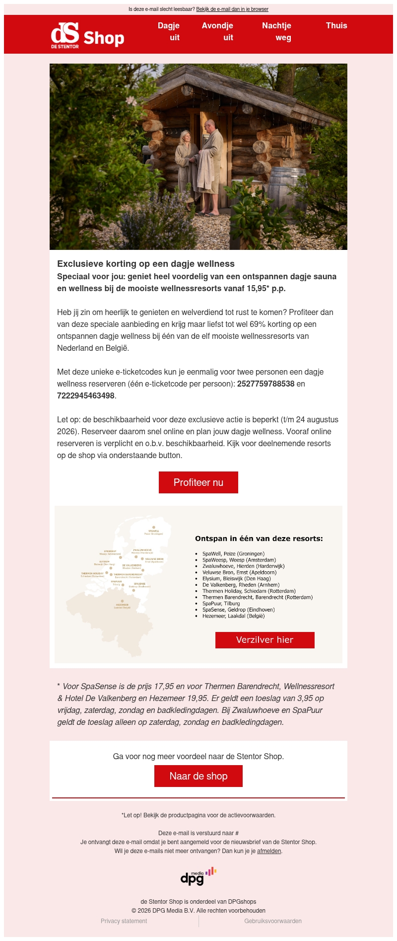 Tot 69% korting op een dagje wellness Tot 69% korting op een dagje wellness