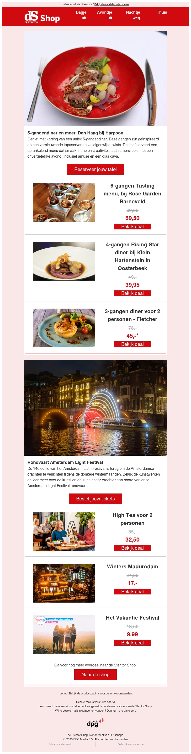 Ga ook na kerst heerlijk samen dineren met korting Ga ook na kerst heerlijk samen dineren met korting