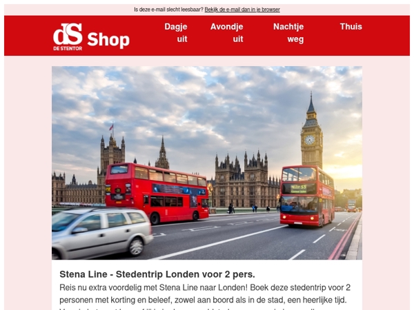 Reis extra voordelig naar Londen