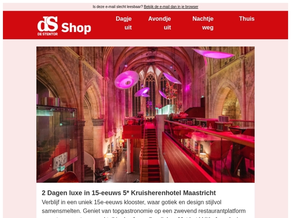 Verblijf in een luxe 15e-eeuws klootser