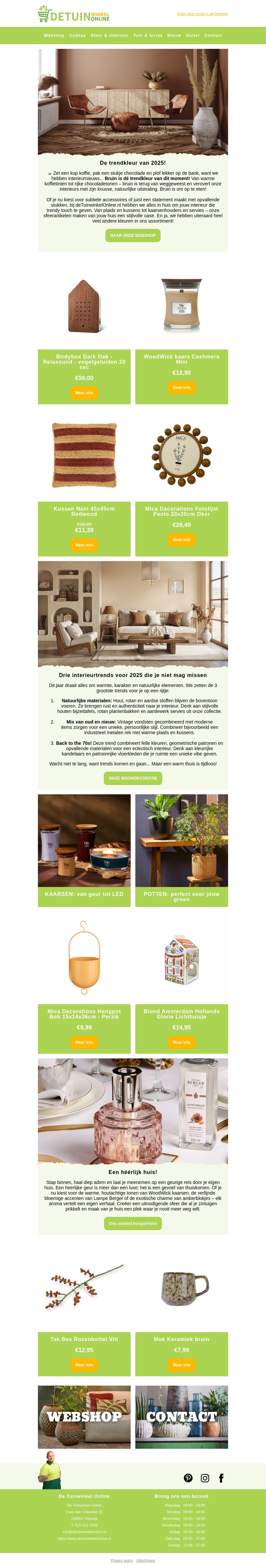 Alles voor jouw huis: dit zijn de woontrends van 2025!✨ Alles voor jouw huis: dit zijn de woontrends van 2025!✨