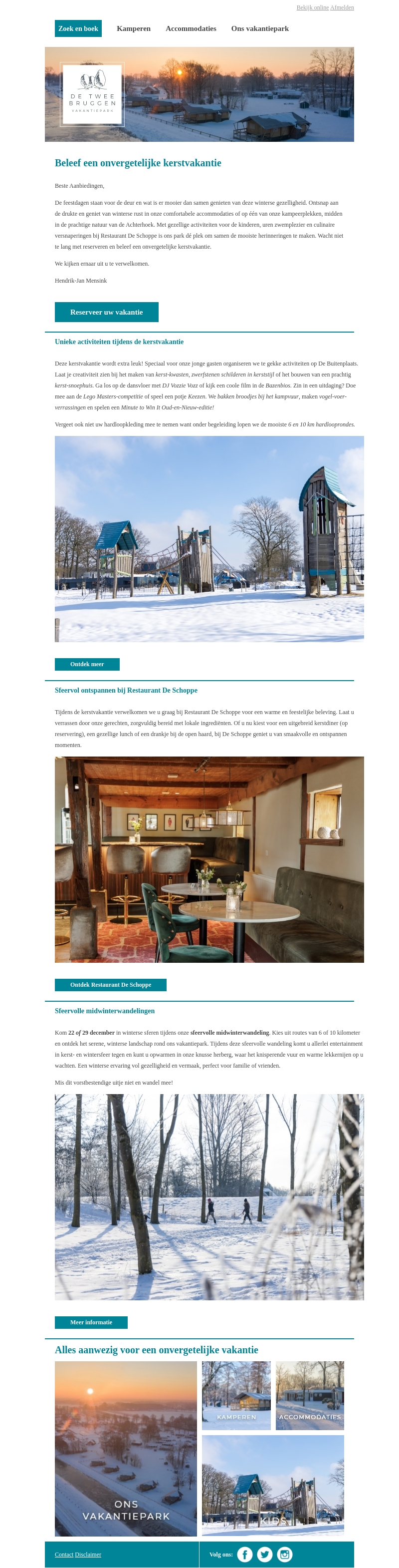 Beleef een onvergetelijke kerstvakantie Beleef een onvergetelijke kerstvakantie