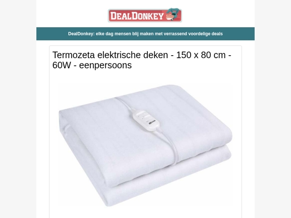 Elektrische Deken - Warmhoudplaatje - Gootsteenkastrekje - Theedoeken - Push up bord - Soeppan