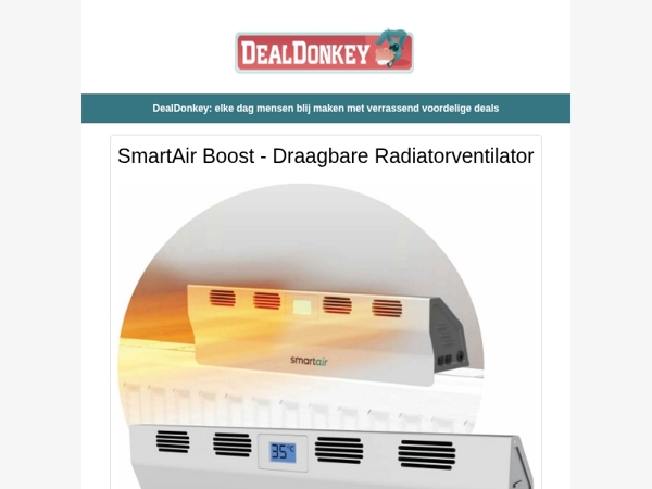 Radiatorventilator - Wake-up Light - Tafellamp - Kerststal - Kledingrek