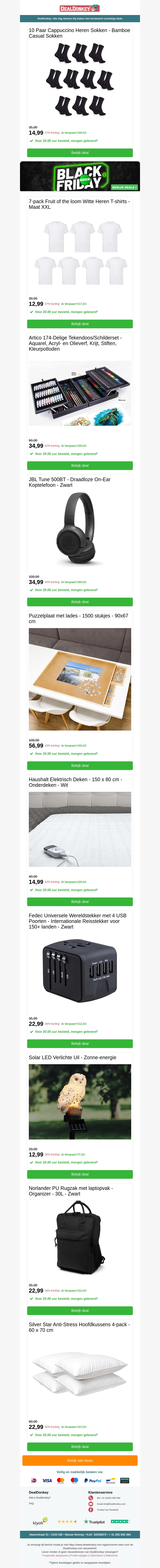 10 Paar Sokken - Tekendoos / Schilderdoos - Koptelefoon - Puzzelplaat - Rugzak 10 Paar Sokken - Tekendoos / Schilderdoos - Koptelefoon - Puzzelplaat - Rugzak