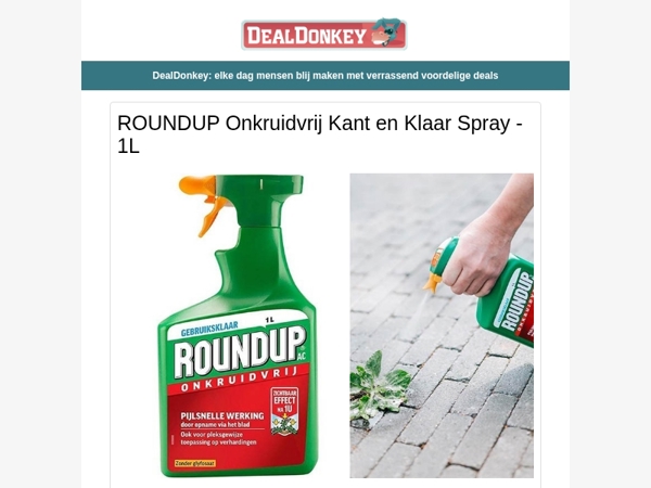 ROUNDUP® Onkruidvrij Spray - Pokon Plantenvoeding - Gereedschaphouder - Hogedrukreiniger