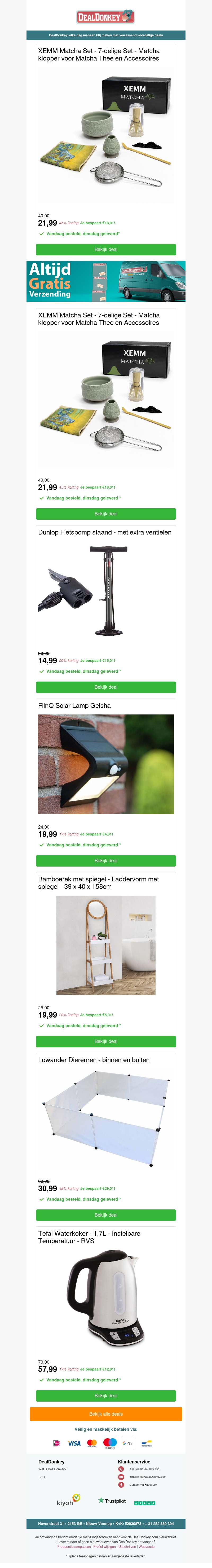 Draagbare Luchtcompressor - Dunlop Fietspomp - Solar Lamp - Tefal Waterkoker Draagbare Luchtcompressor - Dunlop Fietspomp - Solar Lamp - Tefal Waterkoker