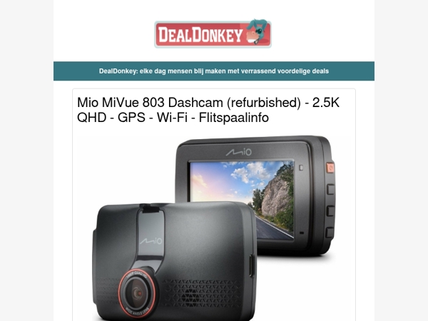 Mio Dashcam - Katten Krabmat - Tefal Waterkoker - Elektrische kachel