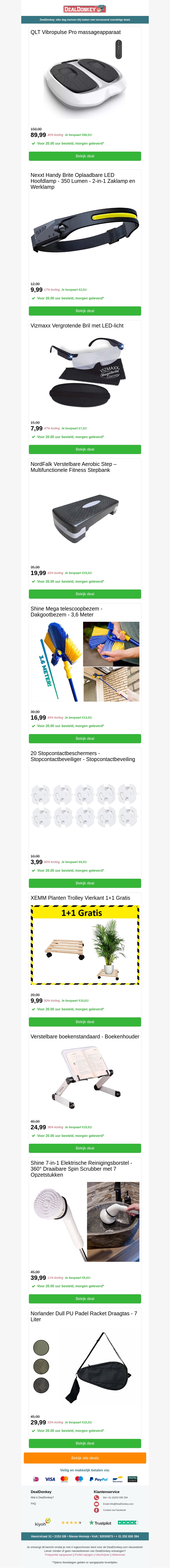 QLT Massage Apparaat - Vergrotende Bril met LED - Dakgoot Bezem - Boekenstandaard QLT Massage Apparaat - Vergrotende Bril met LED - Dakgoot Bezem - Boekenstandaard