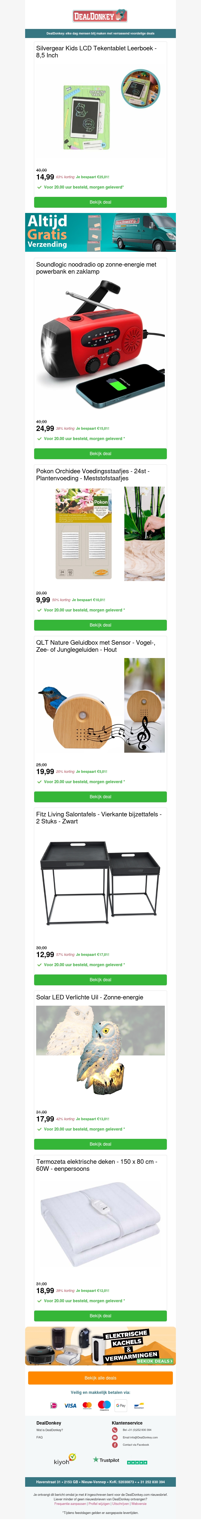 Kinder Tekentablet - Salontafels - Elektrische Deken - Vogelgeluidbox Kinder Tekentablet - Salontafels - Elektrische Deken - Vogelgeluidbox