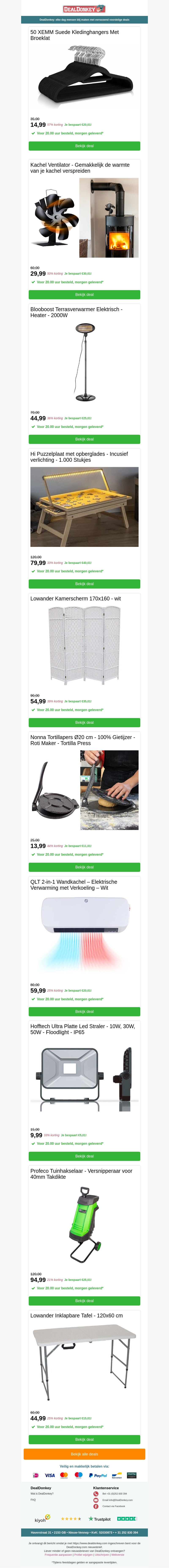 50 XEMM Kledinghangers - Puzzelplaat met Opberglades - Kamerscherm - Tortilla Pers - Wandkachel 50 XEMM Kledinghangers - Puzzelplaat met Opberglades - Kamerscherm - Tortilla Pers - Wandkachel