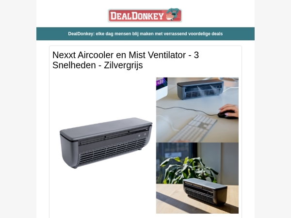 Nexxt Draagbare Aircooler - Monoblock Airco - Voorruit Cover - Vijverafdekking