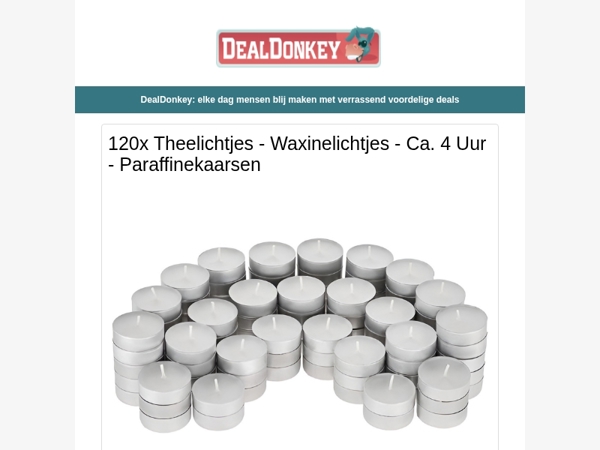 120x Waxinelichtjes - Waterglazen - Radiatorborstel - Muts - Kachel