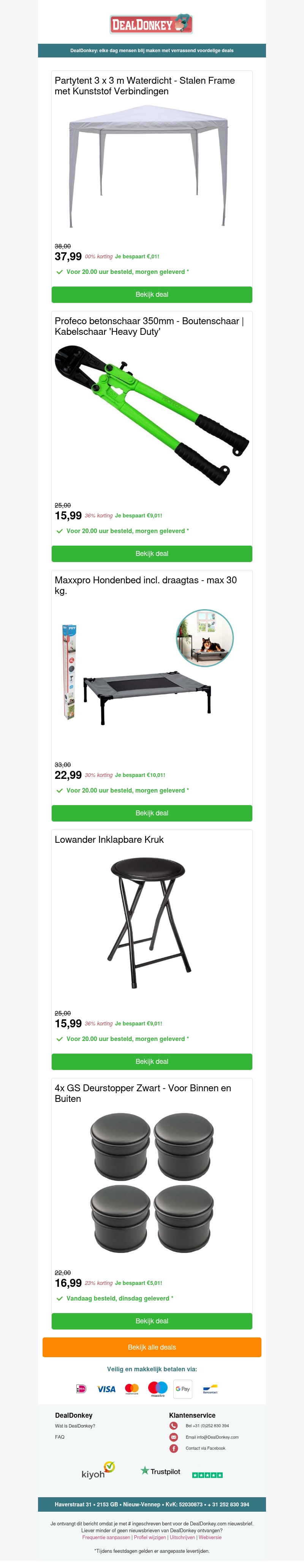 We hebben nieuwe deals voor je! We hebben nieuwe deals voor je!