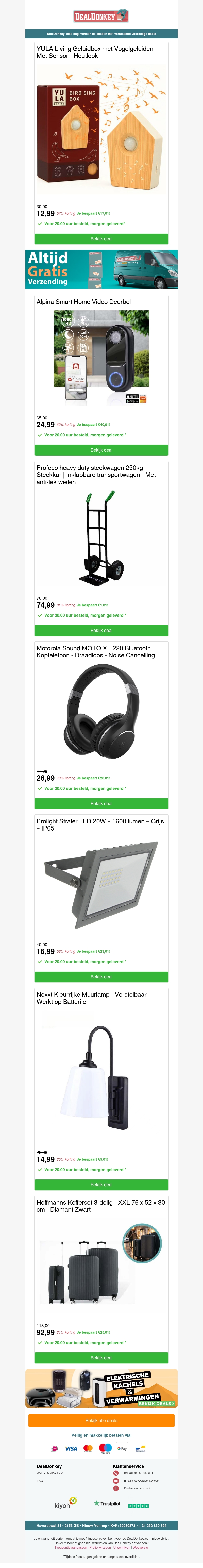 Vogelgeluiden box - Steekwagen - Bluetooth Koptelefoon - Kofferset - Muurlamp Vogelgeluiden box - Steekwagen - Bluetooth Koptelefoon - Kofferset - Muurlamp