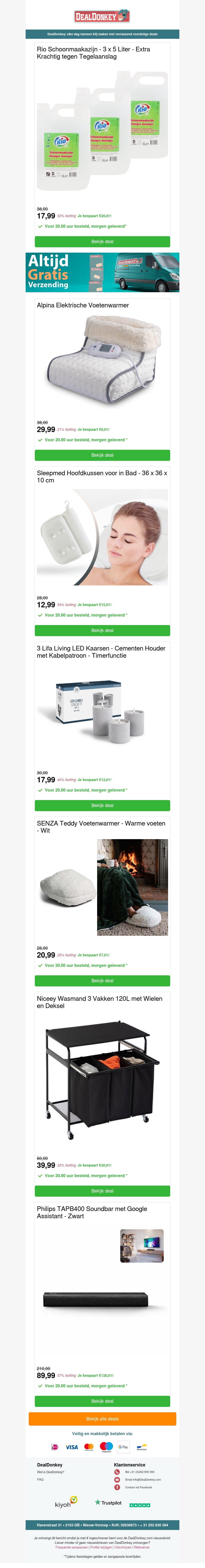 15L Schoonmaakazijn - Hoofdkussen - Voetenwarmer - Wasmand 15L Schoonmaakazijn - Hoofdkussen - Voetenwarmer - Wasmand