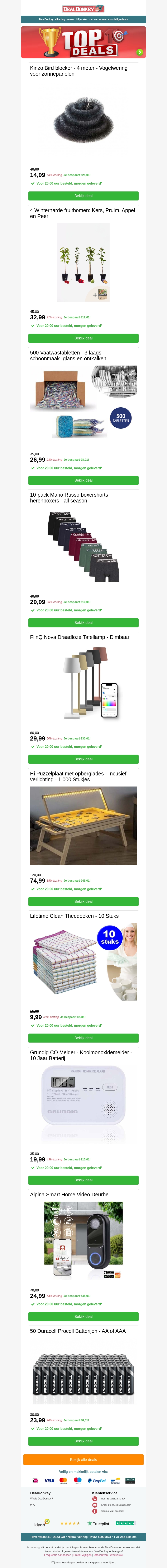 🏆De 10 populairste Deals van dit moment🏆 🏆De 10 populairste Deals van dit moment🏆