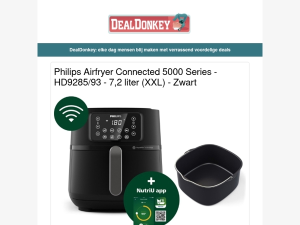 Philips Airfryer - Sterren Projector - Deko Figuur - Kerstballen opbergdoos - Philips Muurbeugel