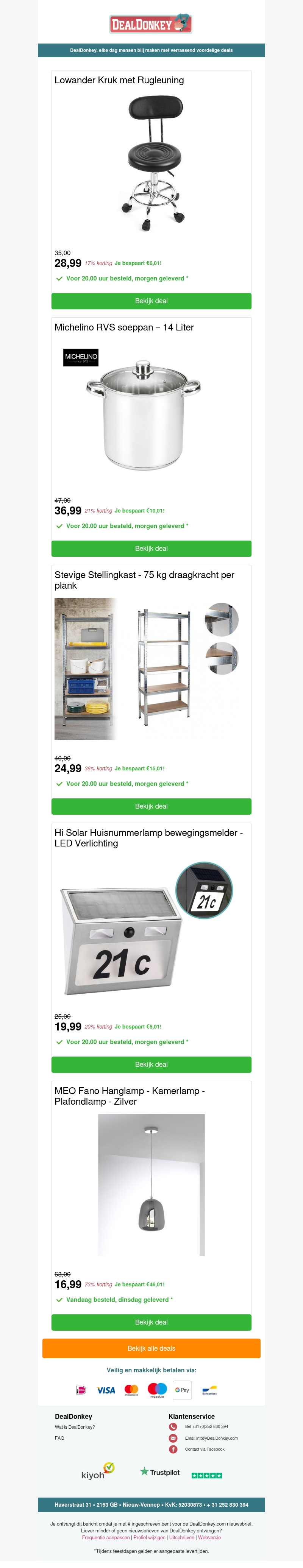 We hebben nieuwe deals voor je! We hebben nieuwe deals voor je!