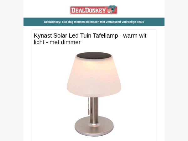 Kynast Tafellamp - Plafonniere - Zweefparasol - Trolley - Afdruipmat - Ventilator