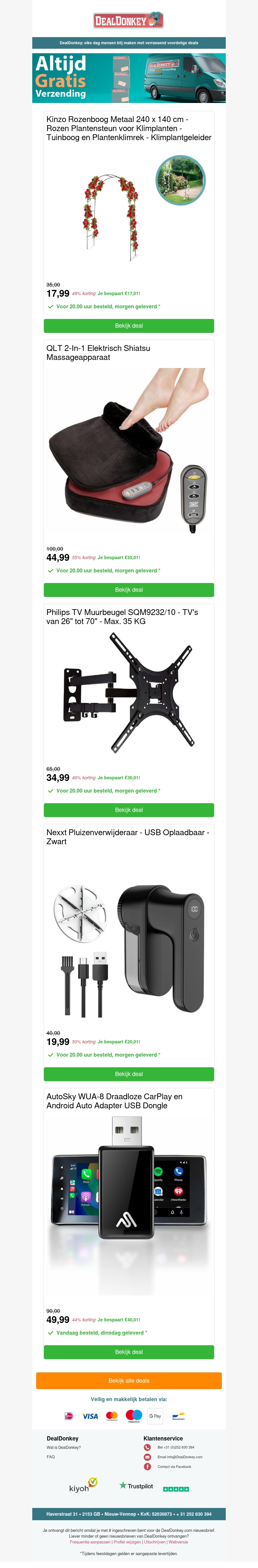 Bekijk snel dezel extra voordelige deals Bekijk snel dezel extra voordelige deals