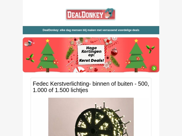 🎄Kerst Sale🎄 - Veel voordeel op o.a. Kerstverlichting en Kerstdecoratie