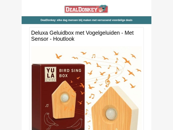 Geluidbox met Vogelgeluiden - Oral-B Tandenborstel - Stofzuiger - Playmobil - Partytent - Regenpak