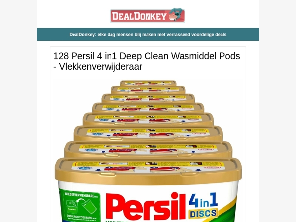 128 Persil Wasmiddel Pods - Houtklover - IP binnencamera - Druppellader - Huisdierencamera - Dubbelwandige Glazen