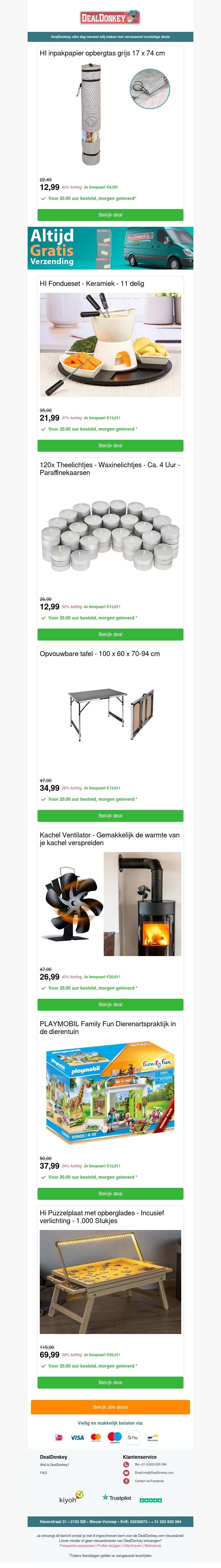 Hi Inpakpapier opbergtas - 120 Waxinelichtjes - Opvouwbare tafel - Kachel Ventilator - Playmobil Hi Inpakpapier opbergtas - 120 Waxinelichtjes - Opvouwbare tafel - Kachel Ventilator - Playmobil