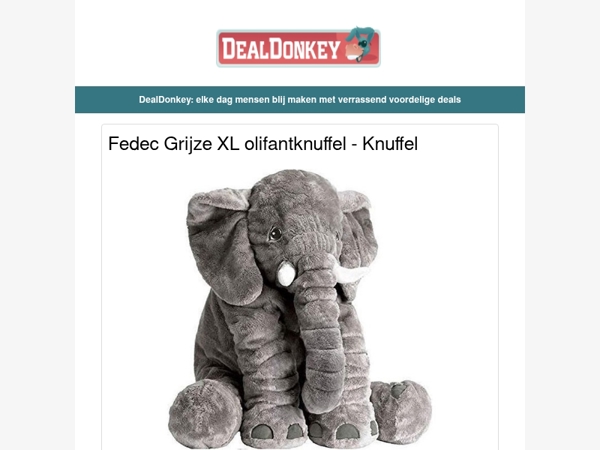 XL Olifantknuffel Knuffel - Dubbelle Fietstas - Norlander Rugtas - Ariel Vloeibaar Wasmiddel