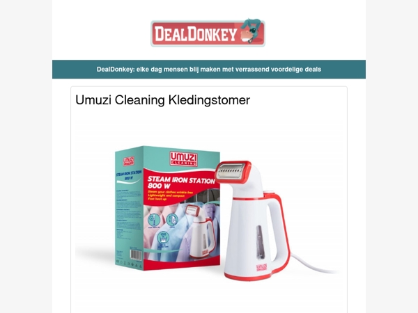 Umuzi Kledingstomer - Dunlop Druppellader - Soeppan - Ariel Pods - Tosti-Ijzer