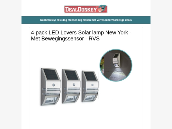 4 Pack Solar Tuinlampen - Tafellamp - Vuilniszakken - Kledinrek - Rookmelders