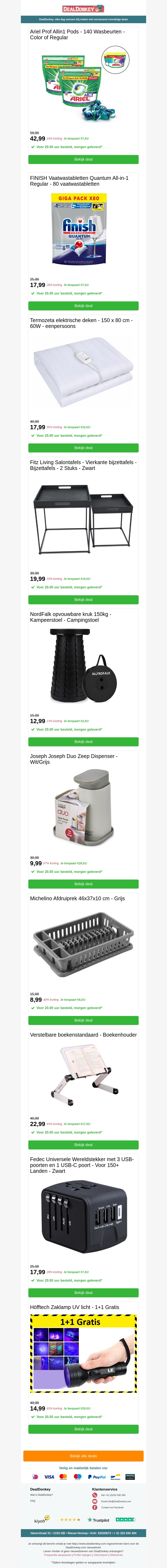 Ariel Prof Allin1 Pods - Elektrische Deken - Salontafel - Zeep Dispenser - Boekenstandaard Ariel Prof Allin1 Pods - Elektrische Deken - Salontafel - Zeep Dispenser - Boekenstandaard