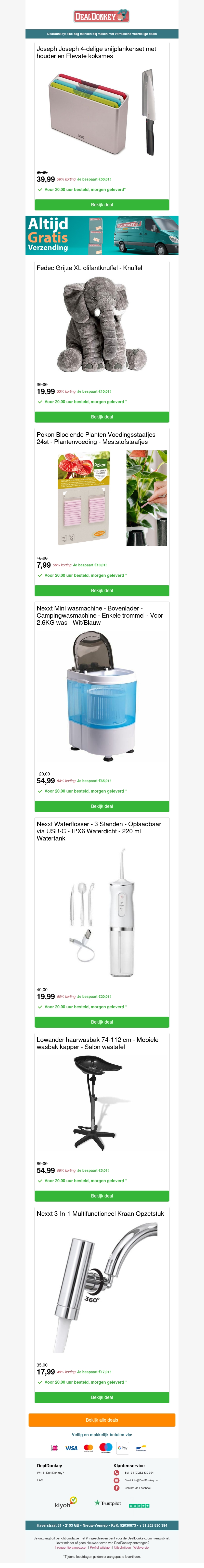Joseph Joseph Snijplanken - Pokon Voedingstaafjes - Mini Wasmachine - Waterflosser Joseph Joseph Snijplanken - Pokon Voedingstaafjes - Mini Wasmachine - Waterflosser