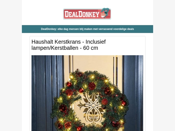 Kerstkrans - Sony Wekkerradio - Paspop - Boekensteun - Wifi Binnencamera