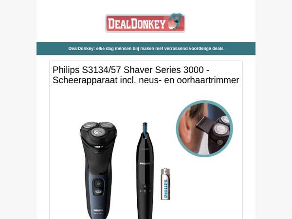 Philips Scheerapparaat - Douchekruk - Behangstomer - Olieradiator - Terrasverwarmer