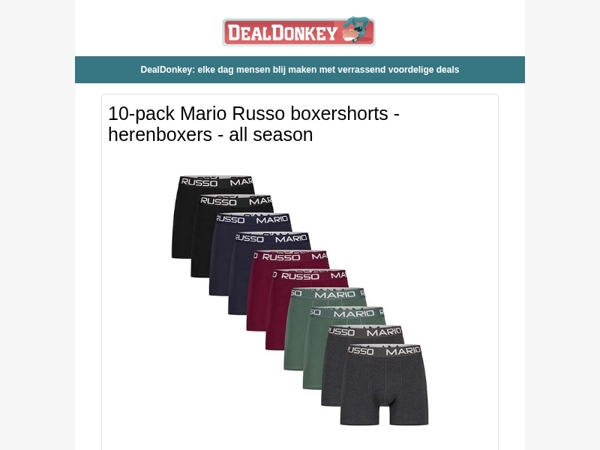 10 Mario Russo Boxers - Lashelm - Poef - Boekenstandaard - Serveertoren