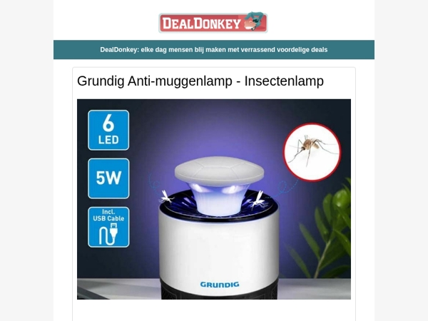 Grundig Muggenlamp - Bird Blocker - Klamboe - Ventilator - Grondbor