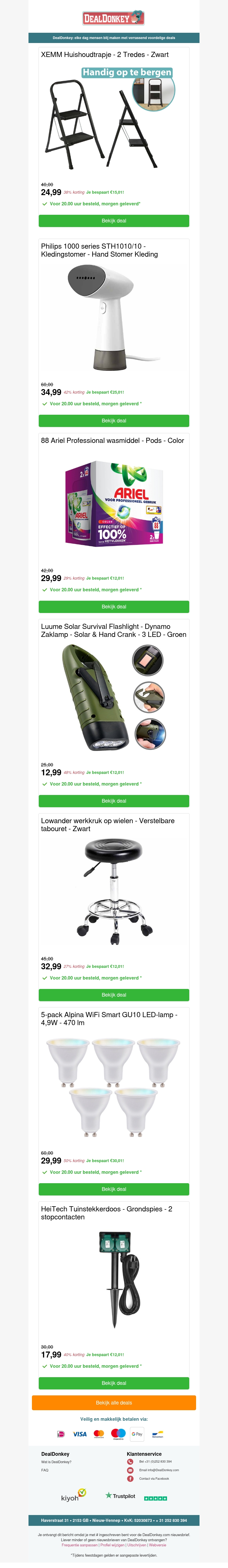 XEMM Huishoudtrapje - 88 Ariel Pods - Kruk op wielen - GU10 LED lampen XEMM Huishoudtrapje - 88 Ariel Pods - Kruk op wielen - GU10 LED lampen