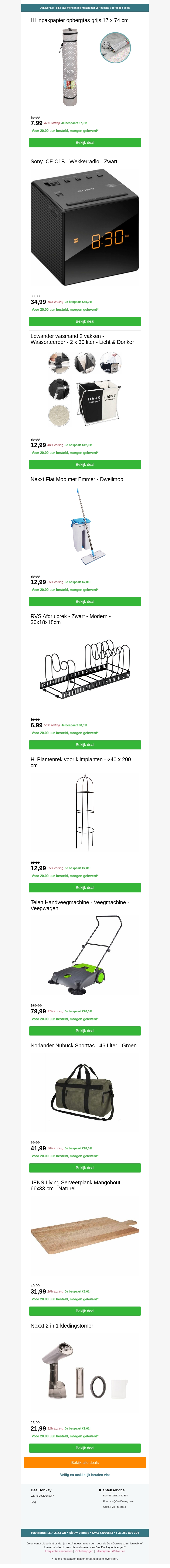 HI inpakpapier opbergtas - Wasmand 2 vakken - Dweilmop - Afdruiprek - HI inpakpapier opbergtas - Wasmand 2 vakken - Dweilmop - Afdruiprek -