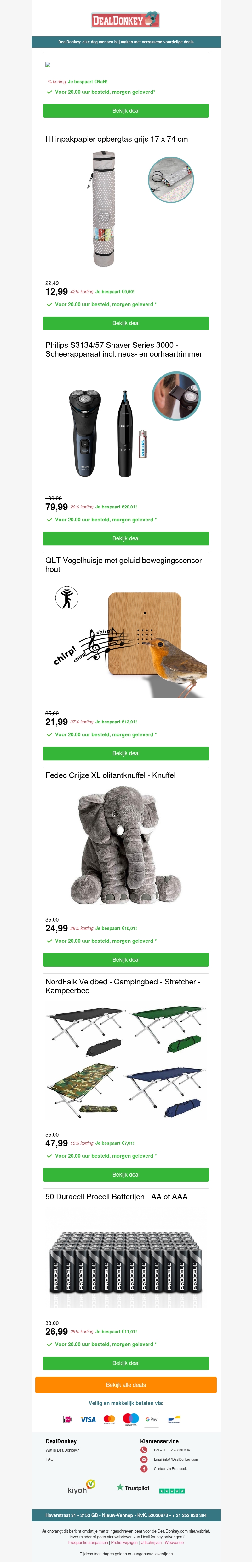 6 Led kaarsen - Philips Scheerapparaat - Vogelgeluidenhuisje - Olifant Knuffel - Veldbed - Duracell Batterijen 6 Led kaarsen - Philips Scheerapparaat - Vogelgeluidenhuisje - Olifant Knuffel - Veldbed - Duracell Batterijen