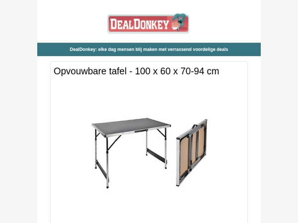 Opvouwbare tafel - Fitness Stepper - Dubbelzijdig nano tape - Auto Kruimelzuiger