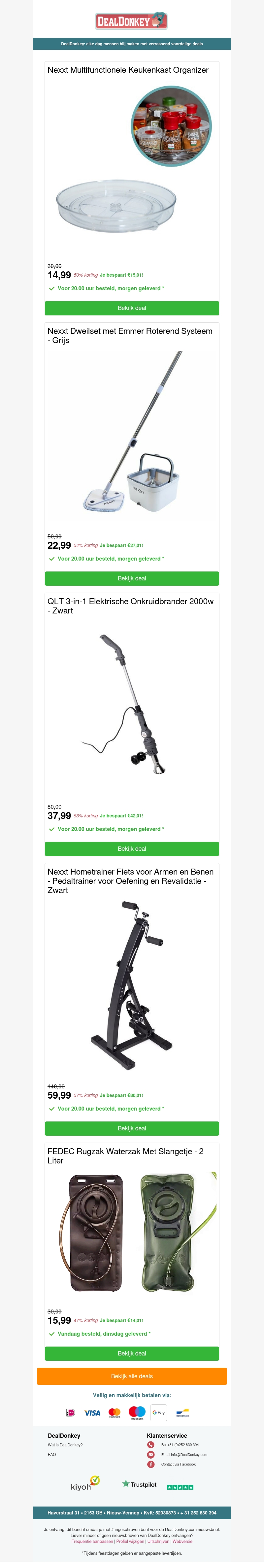 We hebben nieuwe deals voor je! We hebben nieuwe deals voor je!