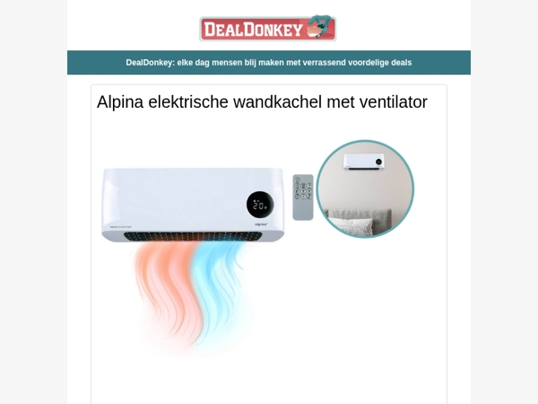 Alpina Elektrische Kachel - Kruk - Betonschaar - Voetenwarmer - Thermoskan - Vogelvoederhanger