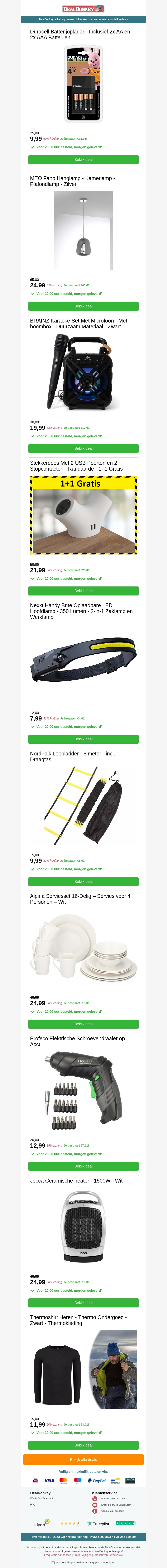 Duracell Batterijoplader - Karaoke Set - Oplaadbare LED Hoofdlamp - Loopladder - Serviesset Duracell Batterijoplader - Karaoke Set - Oplaadbare LED Hoofdlamp - Loopladder - Serviesset