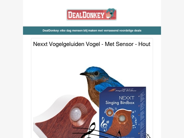Nexxt Vogelgeluiden Vogel - Philips TAR1609 Noodradio - HIT Metalen Etagere - Kandelaar voor 5 kaarsen