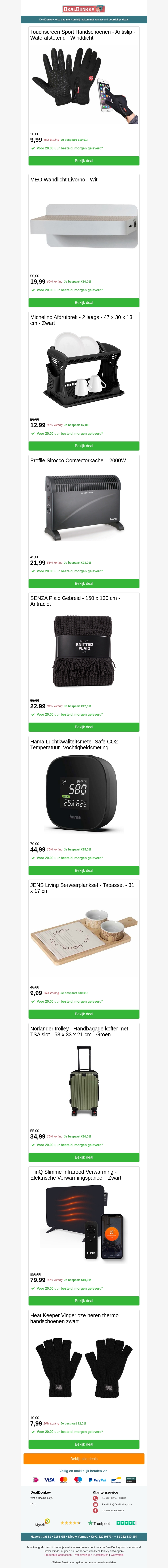 Touchscreen Sport Handschoenen - Afdruiprek - Planten Trolley - Tennisset - Lichtkwaliteitsmeter Touchscreen Sport Handschoenen - Afdruiprek - Planten Trolley - Tennisset - Lichtkwaliteitsmeter